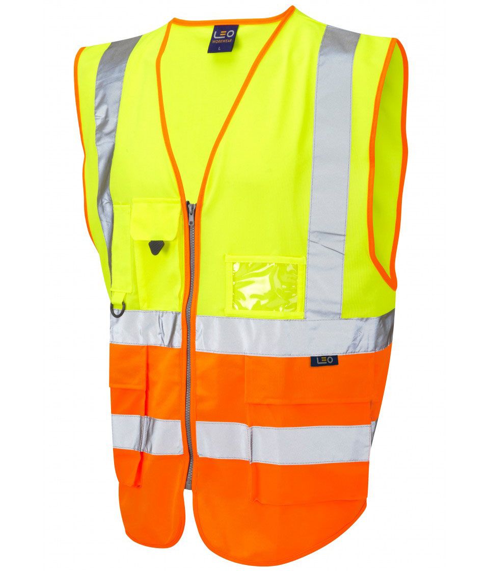 LYNTON ISO 20471 Class 2* Vest - Yellow-Orange